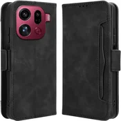 GS Preklopni ovitek za Oppo Find X9 Pro, reža za kartico, črn