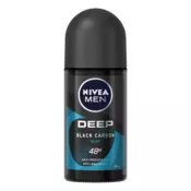 Nivea Men Deep Black Carbon Beat 48H antiperspirant roll-on 50 ml za moške