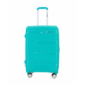 KOVČEK POTOVALNI UNBREAKABLE TRAVEL AND MORE SREDNJI TURKIZEN 66x27x43cm 62l