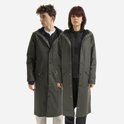 Vodoodporna jakna Rains Longer Jacket zelena barva