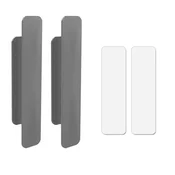 INF Vsestranski črni ročaji za drsna vrata - komplet 2 kosov Grey, (5000247000)