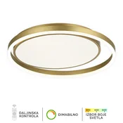 FORMA led plafonjera zlatna