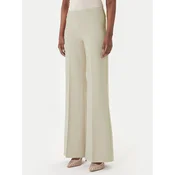 Rinascimento Palazzo hlače CFC0127878003 Bež Wide Leg