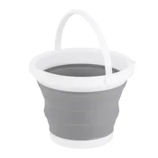 Northix Zložljivo vedro, sivo, prostornina 5 L
