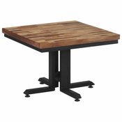 Stolic za kavu 55x55x40 cm od masivne obnovljene tikovine