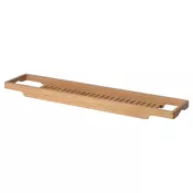 HAVERN Polica za kadu, bambus, 70 cm