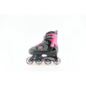 Roleri Vibes Podesive Abec 5-Pink Racer Boja:Pink-crna Velicina:30-33