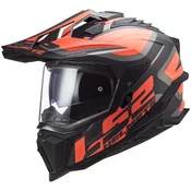 Enduro kaciga LS2 MX701 Explorer Alter crno-fluo narancasto-siva mat