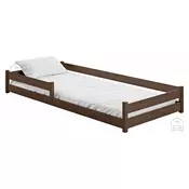 Otroška postelja Alis - 90x200 cm - temno čokoladna