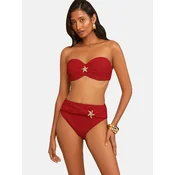 love & roses Bikini zgornji del zlata/rdeča