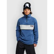 Quiksilver Yg Cruz Polar Half-Zip Fleece Sweater dark denim