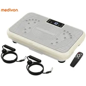 Medivon Oxya Fit fitnes vibracijska plošča + daljinski upravljalnik, 150 W, bež