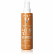 Vichy Capital Soleil Cell Protect Water Fluid Spray vodootporno proizvod za zaštitu od sunca za tijelo za sve vrste kože 200 ml