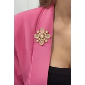 Floral brooch 2 white
