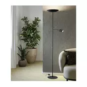Eglo 901977 - CONIVARINO LED podna svjetiljka s prigušivacem LED/26,5W/230V +LED/4W crna