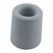 Stenski in talni vratni odbojnik, o 40 mm, višina 32 mm, guma, siva
