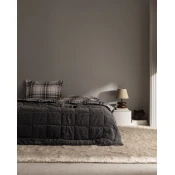 Madame Coco Set posteljina i prekrivac Beth, 195x215cm, Antracit