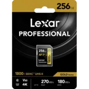 LEXAR kartica SD Gold 256GB 1800x SDXC UHS-II card