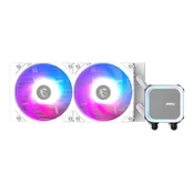 MSI vodni hladilnik CPU MAG CORELIQUID A13 240 WHITE/ 2x 120mm ARGB ventilator/bela