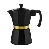Džezva za Espresso kafu 6 šoljica 300ml crno/zlatna Dajar DJ32726
