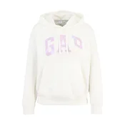 Gap Petite Majica HERITAGE pastelno roza / bela