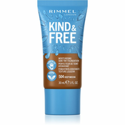 Rimmel Kind & Free lahki vlažilni tekoči puder odtenek 504 Deep Mocha 30 ml
