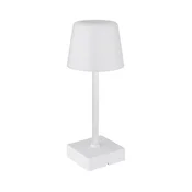 Globo 28061W - LED stona lampa XAYDEN, prigušiva, punjiva i dodirna, LED/2W/5V 800 mAh, bela