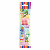 Junior JUNIOR plastelin pastelne barve 10 barv, 200g