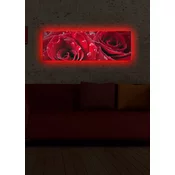Opviq Slika na platnu sa LED osvetljenjem 30x90cm