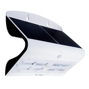 7W LED solarna zidna lampa sa senzorom 4000K Bijelo+crno kućište