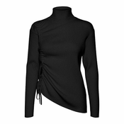 Vero Moda Ženski pulover VMGOLD RIB 10276142 Black (Velikost L)