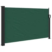Vidaxl Zložljiva stranska tenda temno zelena 117x300 cm