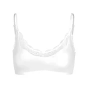 cfab Nedrček Lace Bralette bela