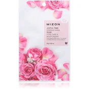 MIZON 3D tkanina z izvlečkom rose za suho kožo Joyful Time (Essence Mask Rose) 23 g