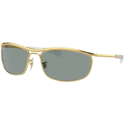 RAY-BAN Olympian I Deluxe Muške naocare za sunce 0RB3119M 001/56 62, Zlatno-sive