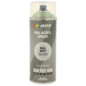 Industrijski akrilni lak sprej RAL HG 400ml Motip - RAL 6021 bledo zelena