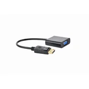 Gembird A-DPM-VGAF-02 adapter za video kabel 0,15 m VGA (D-Sub) DisplayPort Črna