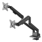Goobay za 2 monitorja 17- 32 9kg plinska vzmet namizni nosilec