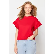 Trendyol Milla Ženska majica TWOSS22TS2429, Crvena