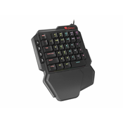 NATEC GENESIS Thor 100 RGB US Žicna tastatura