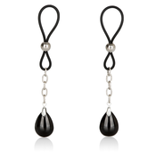 California Exotics Nonpiercing Nipple Jewelry Onyx