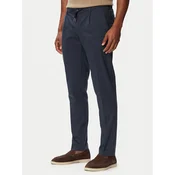 Bugatti Chino hlače 1950-16210E Mornarsko modra Slim Fit