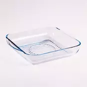 BORCAM četvrtasti toplinski otporni stakleni spremnik s ručkom, 3.250 ml, 31828260 mm 1100726