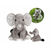 sarcia.eu Charlie Bears Maskota slon iz serije Cuddle Cubs, majhen pliš, idealen za dojenčke, 13 centimetrov