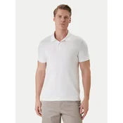 Calvin Klein Polo majica LV04LC254G Bela Slim Fit