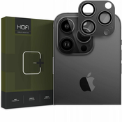 Hofi Fullcam Pro+ zaščitno steklo za kamero za iPhone 15 Pro/15 Pro Max, črna