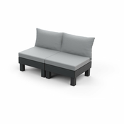 Siva plastična vrtna sofa Cantara – Keter