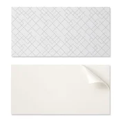shumee Samolepilna plošča z grafiko za jedilnico PVC 120x60 cm abstraktni črtni vzorec