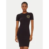 Versace Jeans Couture Vsakodnevna obleka 78HAOT00 Črna Slim Fit