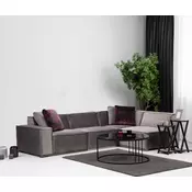 Atelier del Sofa Ugaona garnitura Lego 100x76x300cm Siva